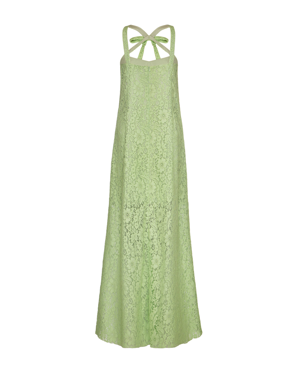 Daphne Dress in Tea Green Lace