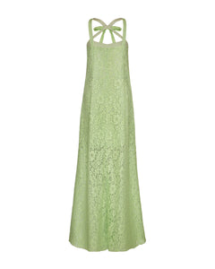 Daphne Dress in Tea Green Lace