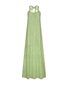 Daphne Dress in Tea Green Lace