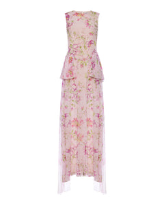 Manon Dress in Quartz Bloom Chiffon