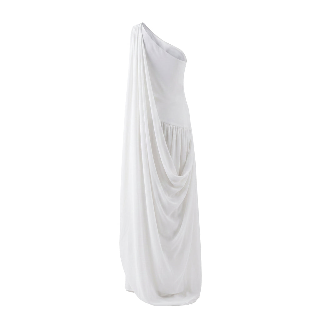 Remy Dress in Ivory Double Georgette