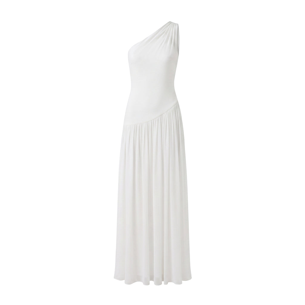 Remy Dress in Ivory Double Georgette