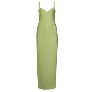 Allie Dress in Leaf Brocade
