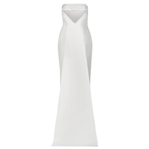 Elizabeth Dress in Ivory Mikado