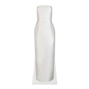 Elizabeth Dress in Ivory Mikado
