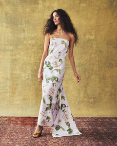 Elizabeth Dress in Lavender Rose Taffeta
