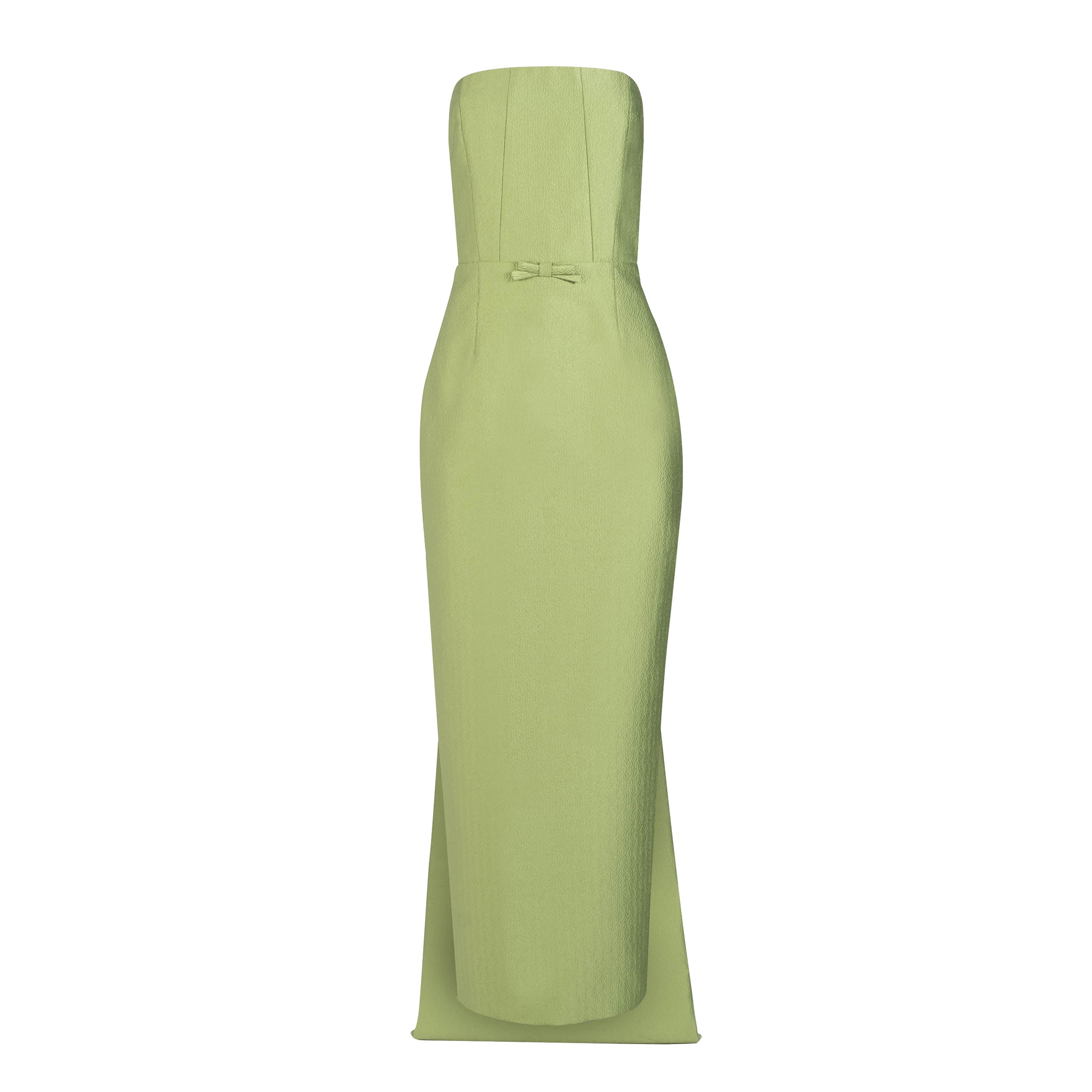 Elizabeth Dress in Leaf Brocade