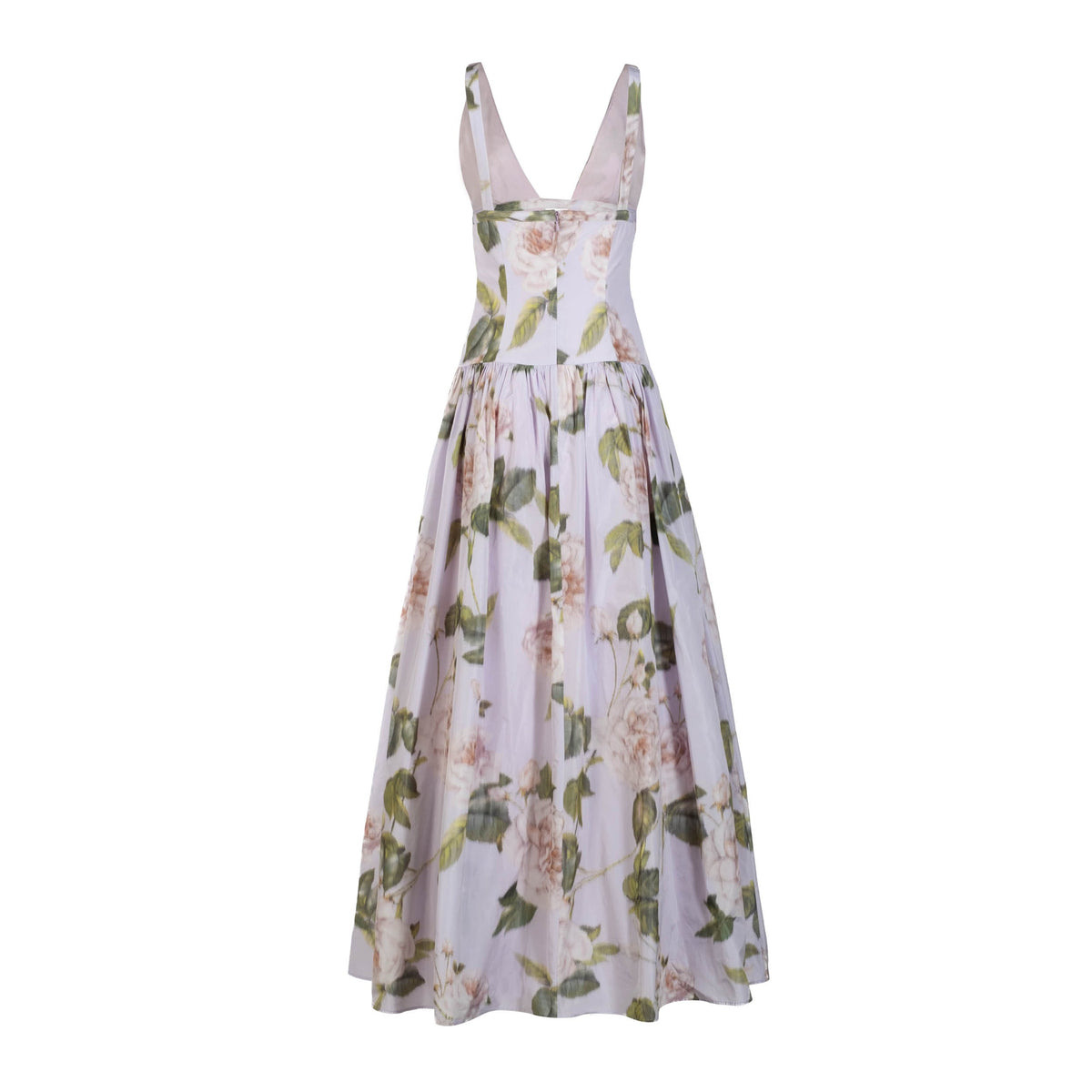 Nicolette Dress in Lavender Rose Taffeta