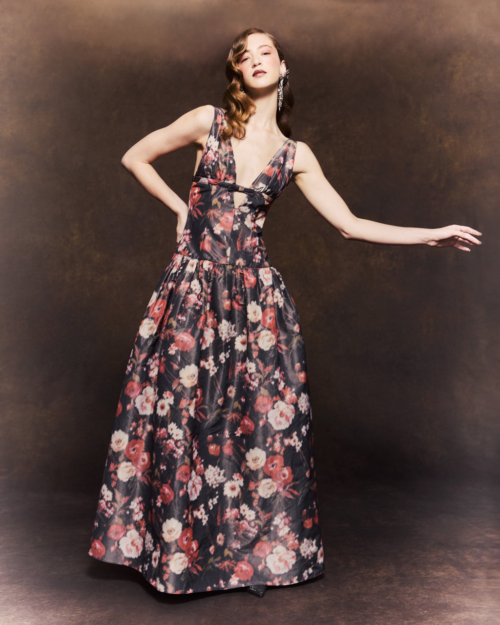 Nicolette Dress in Dutch Masters Taffeta