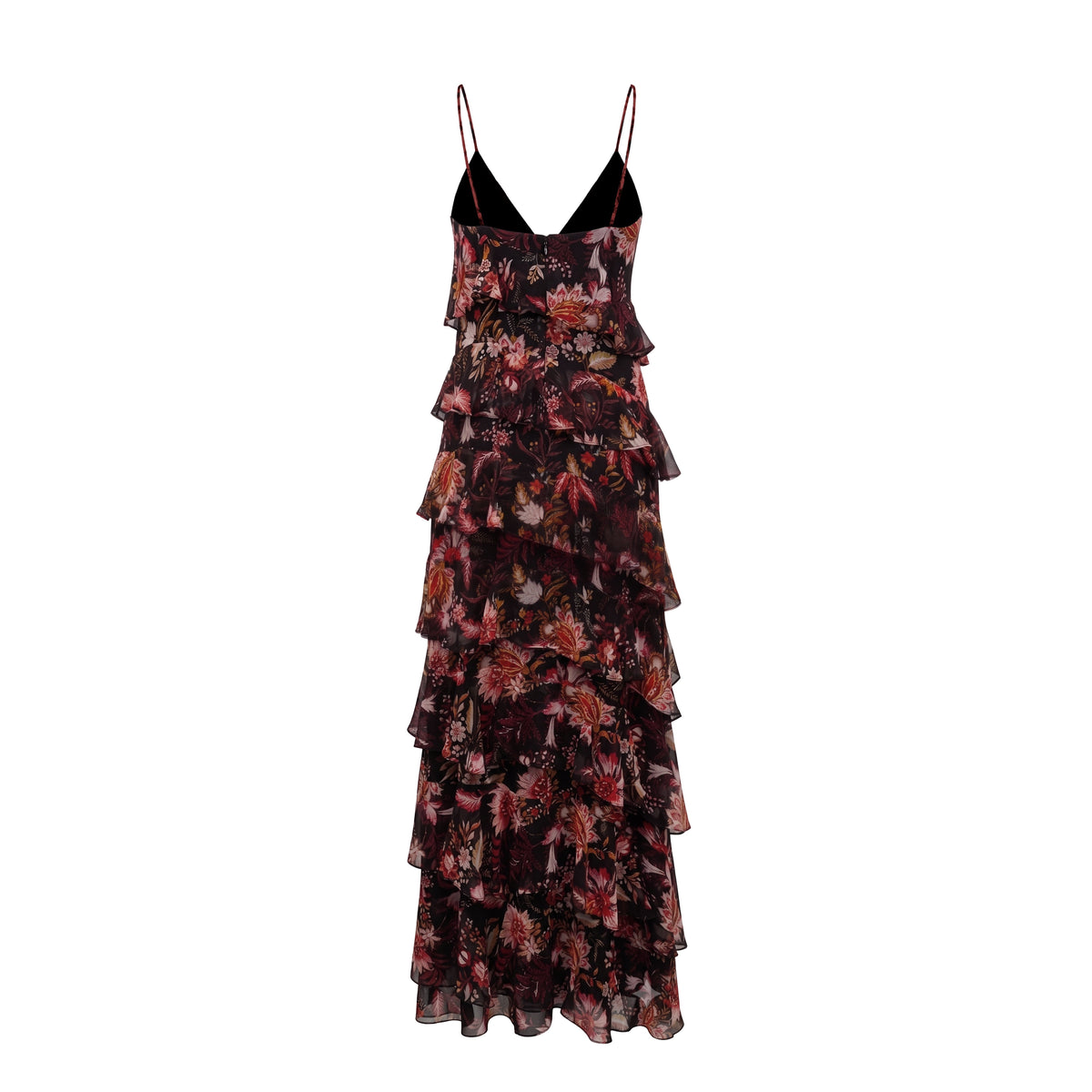 Araminta Dress in Scarlet Jacobean Floral