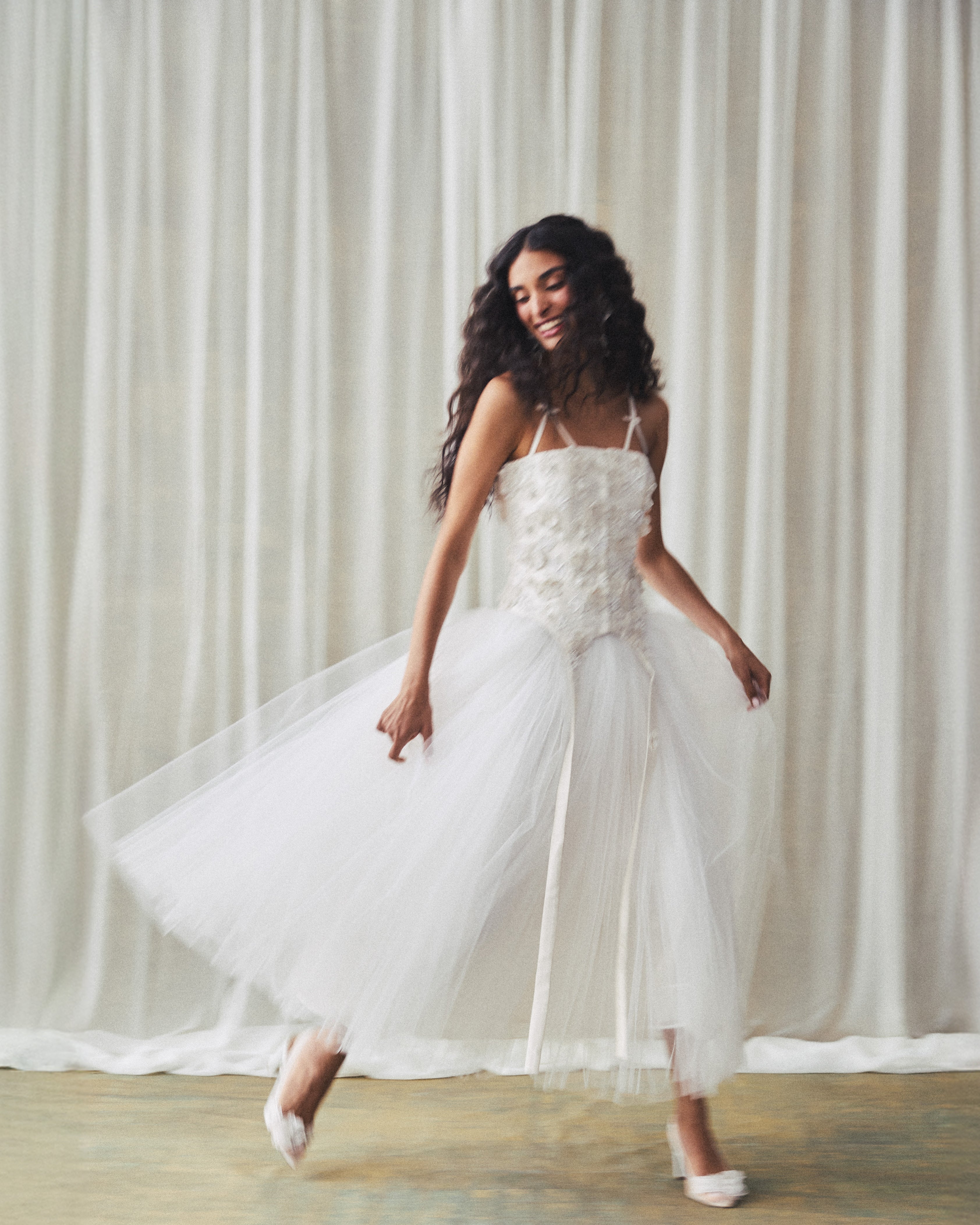 Odette Skirt in Ivory Tulle