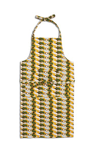 Apron With Pocket in Third Eye Yellow