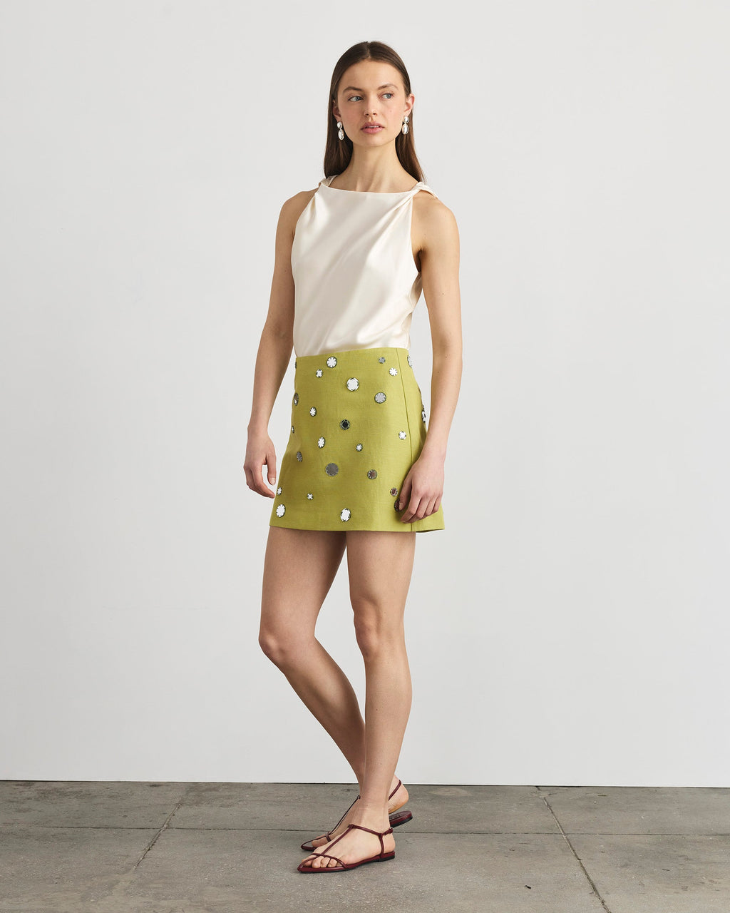 Ari Skirt in Lime Mist