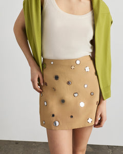 Ari Skirt in Dark Khaki