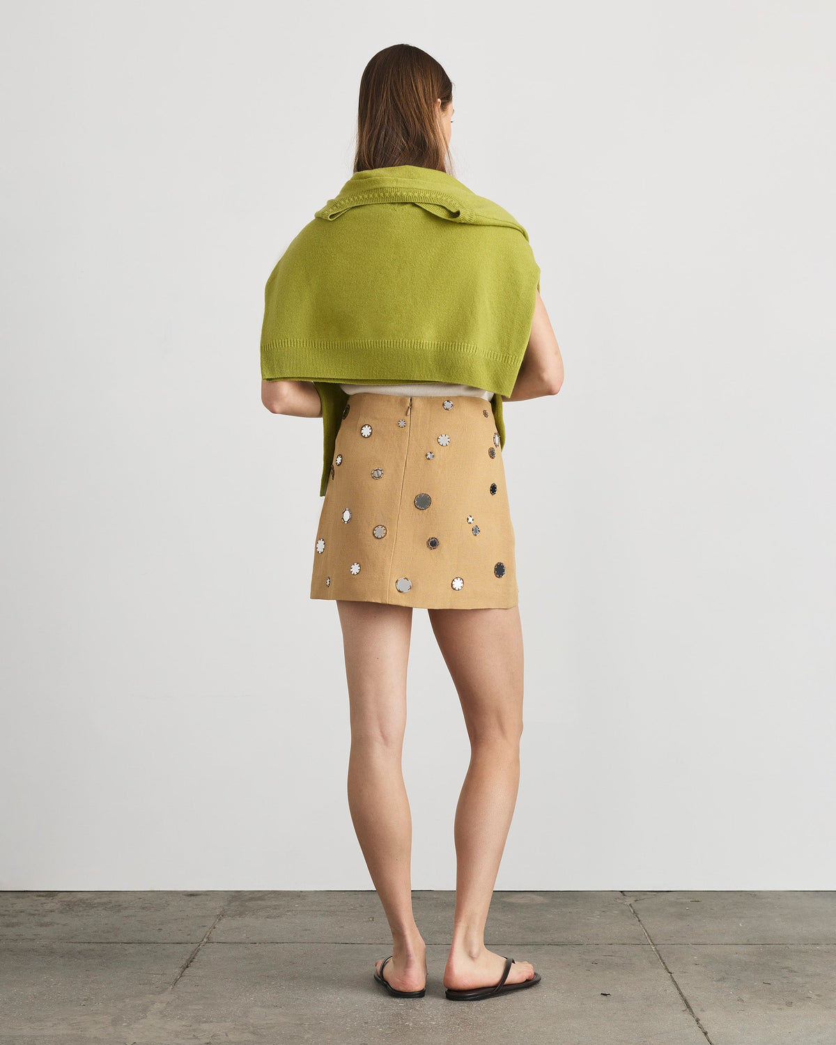 Ari Skirt in Dark Khaki