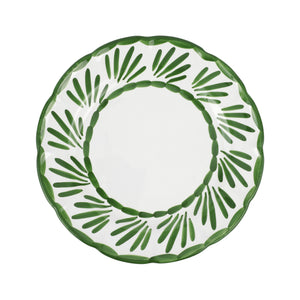 Arezzo Green Dinner Plate in Green