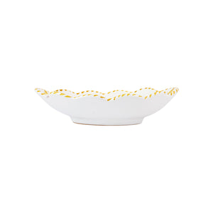 Arezzo Yellow Oval Bowl in Yellow