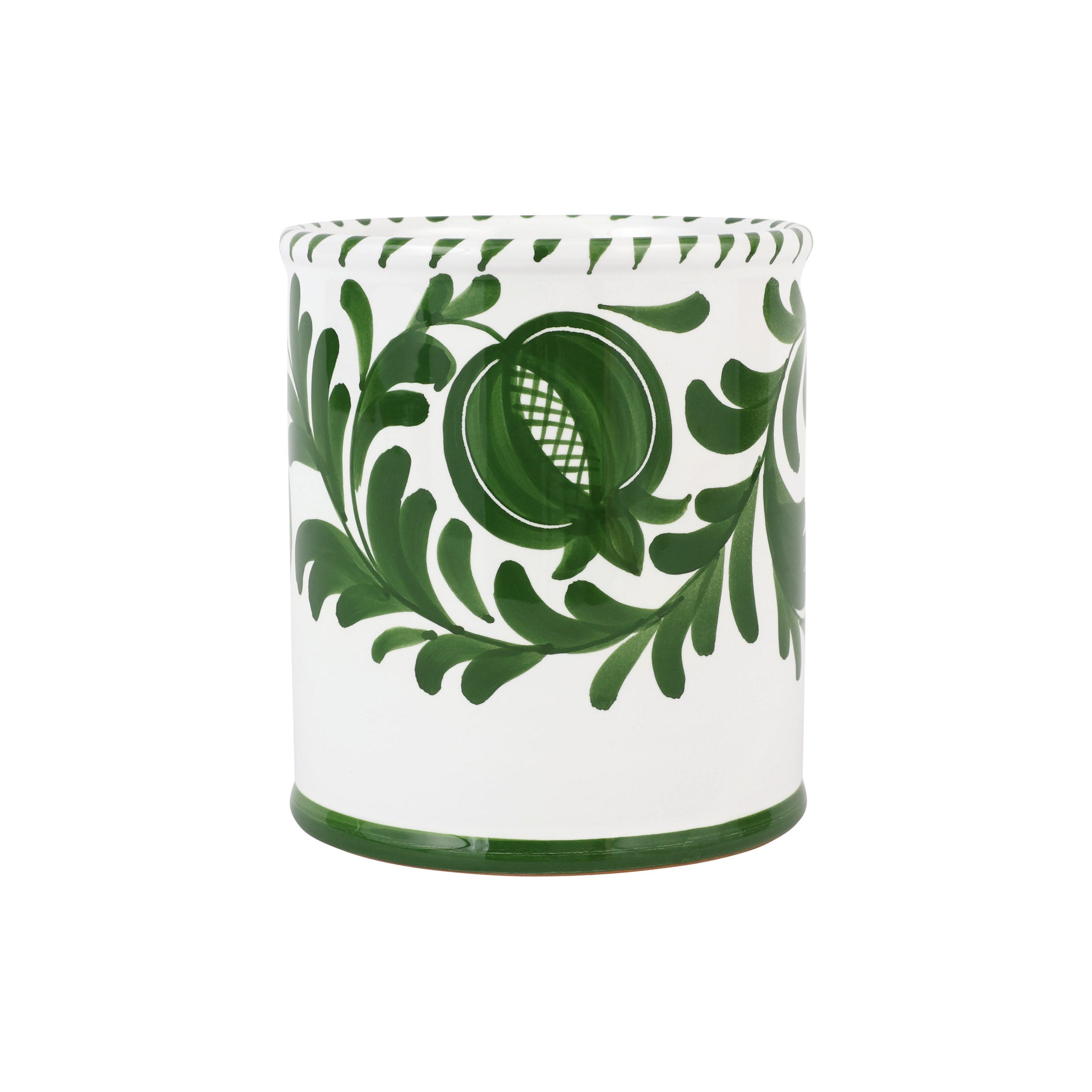 Arezzo Green Utensil Holder in Green