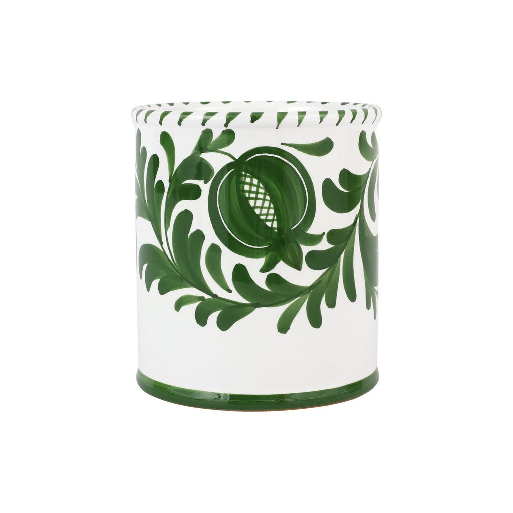 Arezzo Green Utensil Holder in Green