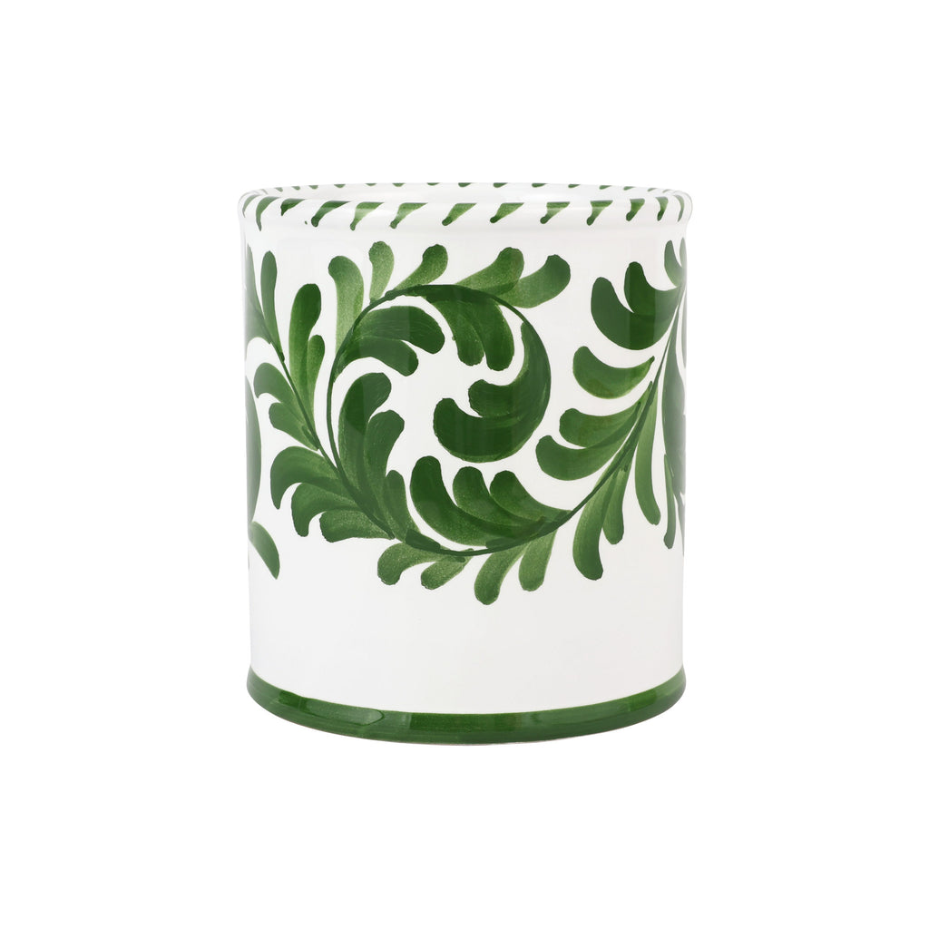 Arezzo Green Utensil Holder in Green