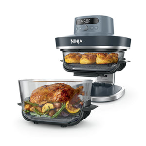 Ninja Crispi Pro 6-in-1 Glass Countertop Air Fryer, Cyberspace