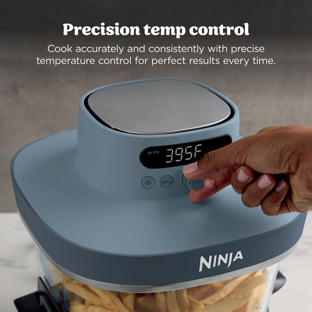 Ninja Crispi Pro 6-in-1 Glass Countertop Air Fryer, Cyberspace