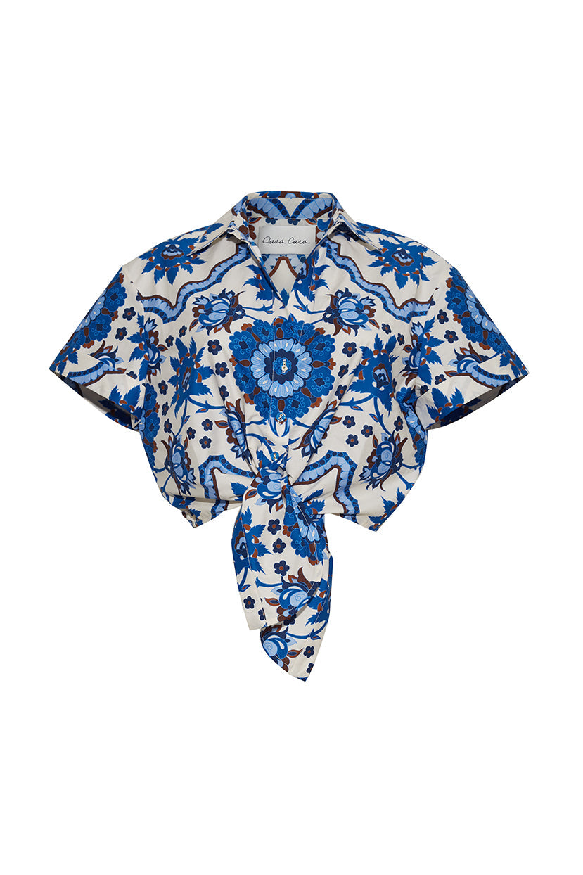 Asbury Top in Mystic Blue