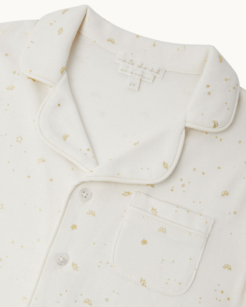 Aspen Star & Crown Child Pajama in Natural