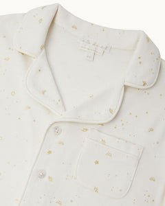 Aspen Star & Crown Child Pyjama in Natural