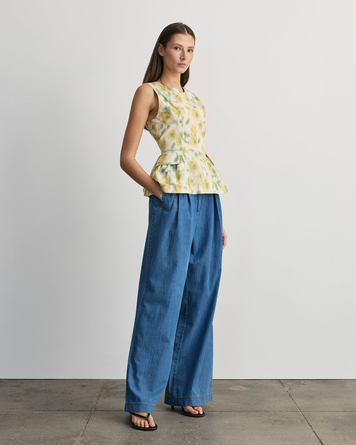 Astrid Top in Butter Multi