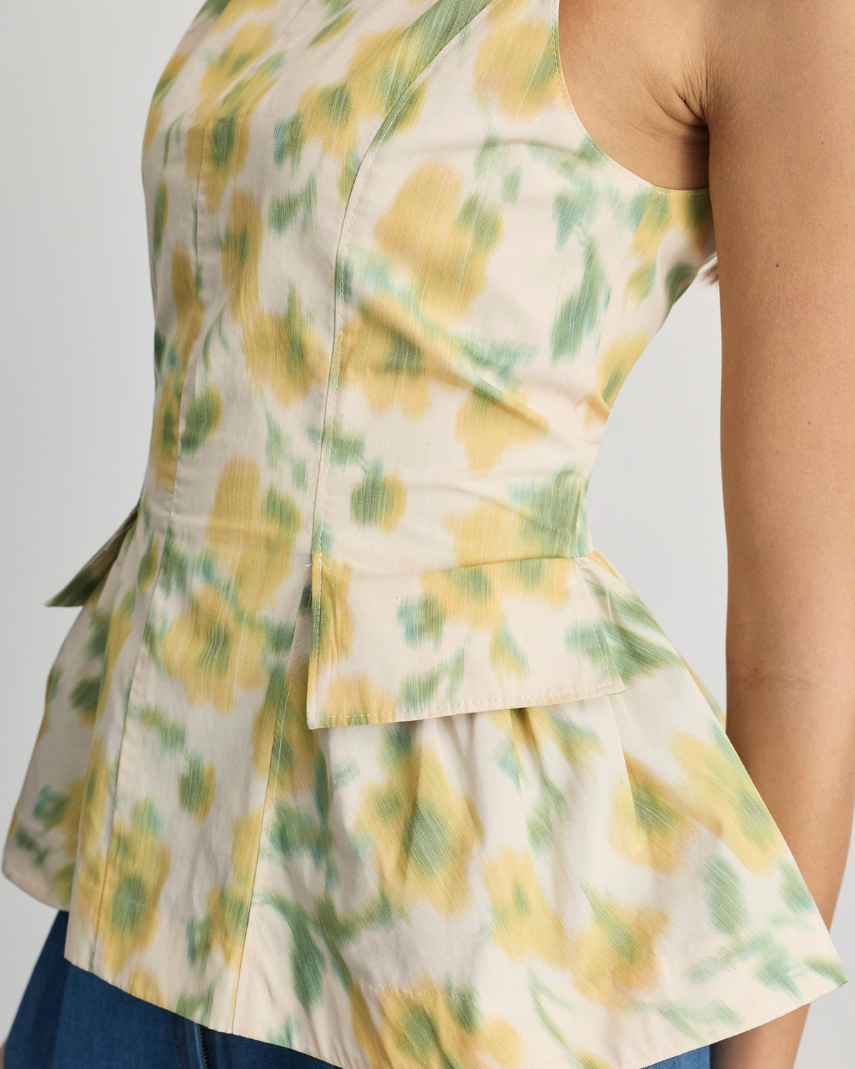 Astrid Top in Butter Multi