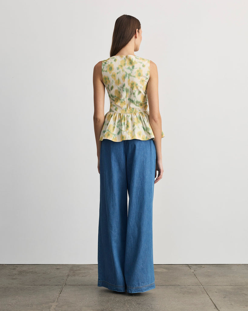 Astrid Top in Butter Multi