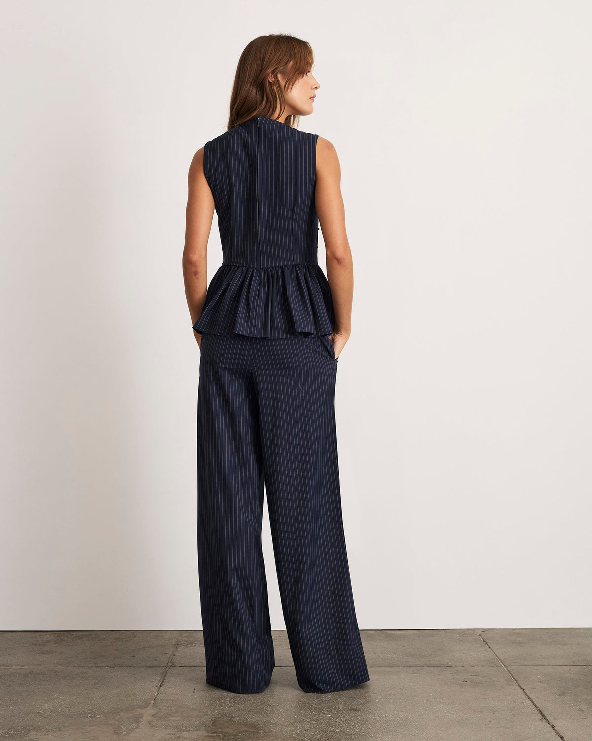 Astrid Embellished Top in Classic Navy