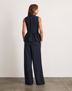 Astrid Embellished Top in Classic Navy