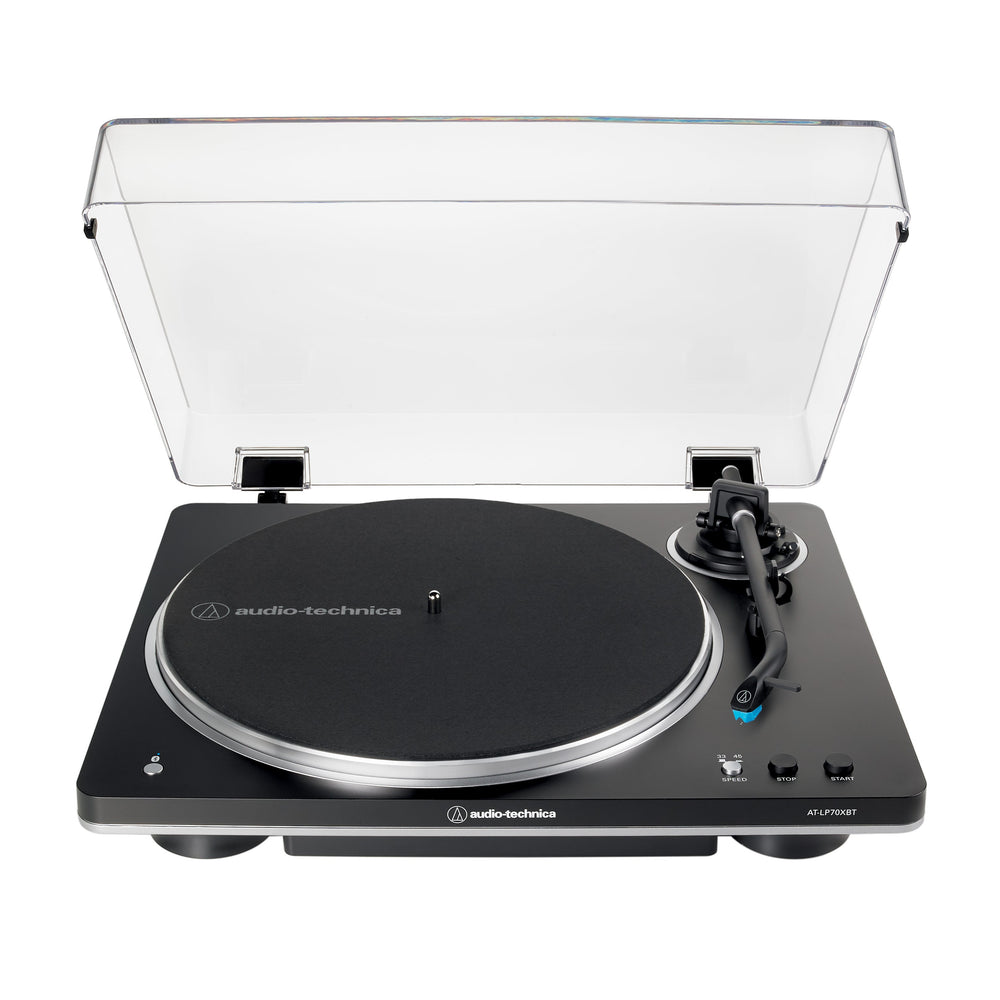 LP70X BT Fully Automatic Wireless Belt-Drive Turntable in Black/Silver