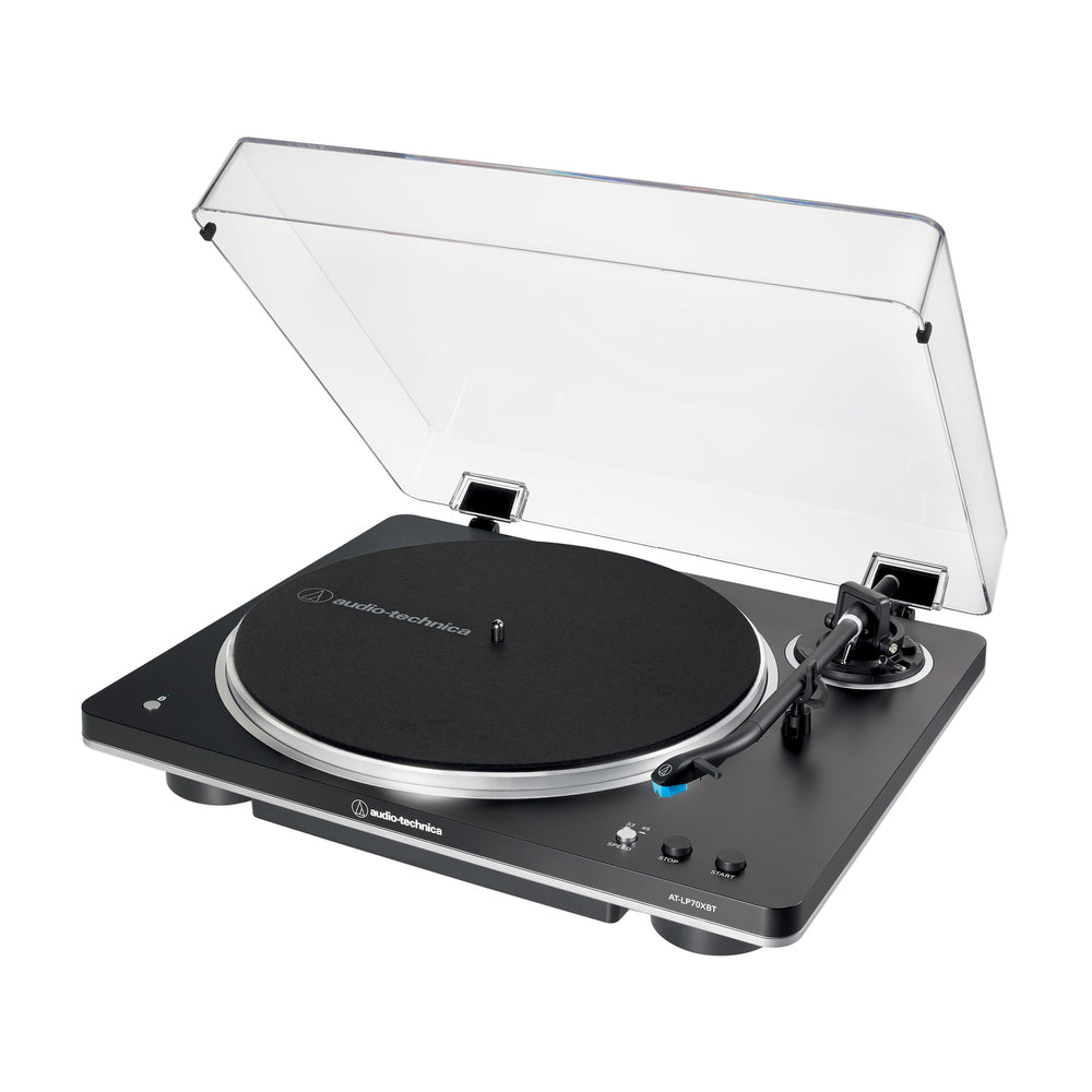 LP70X BT Fully Automatic Wireless Belt-Drive Turntable in Black/Silver