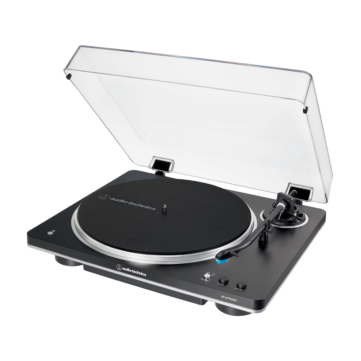 LP70X BT Fully Automatic Wireless Belt-Drive Turntable in Black/Silver