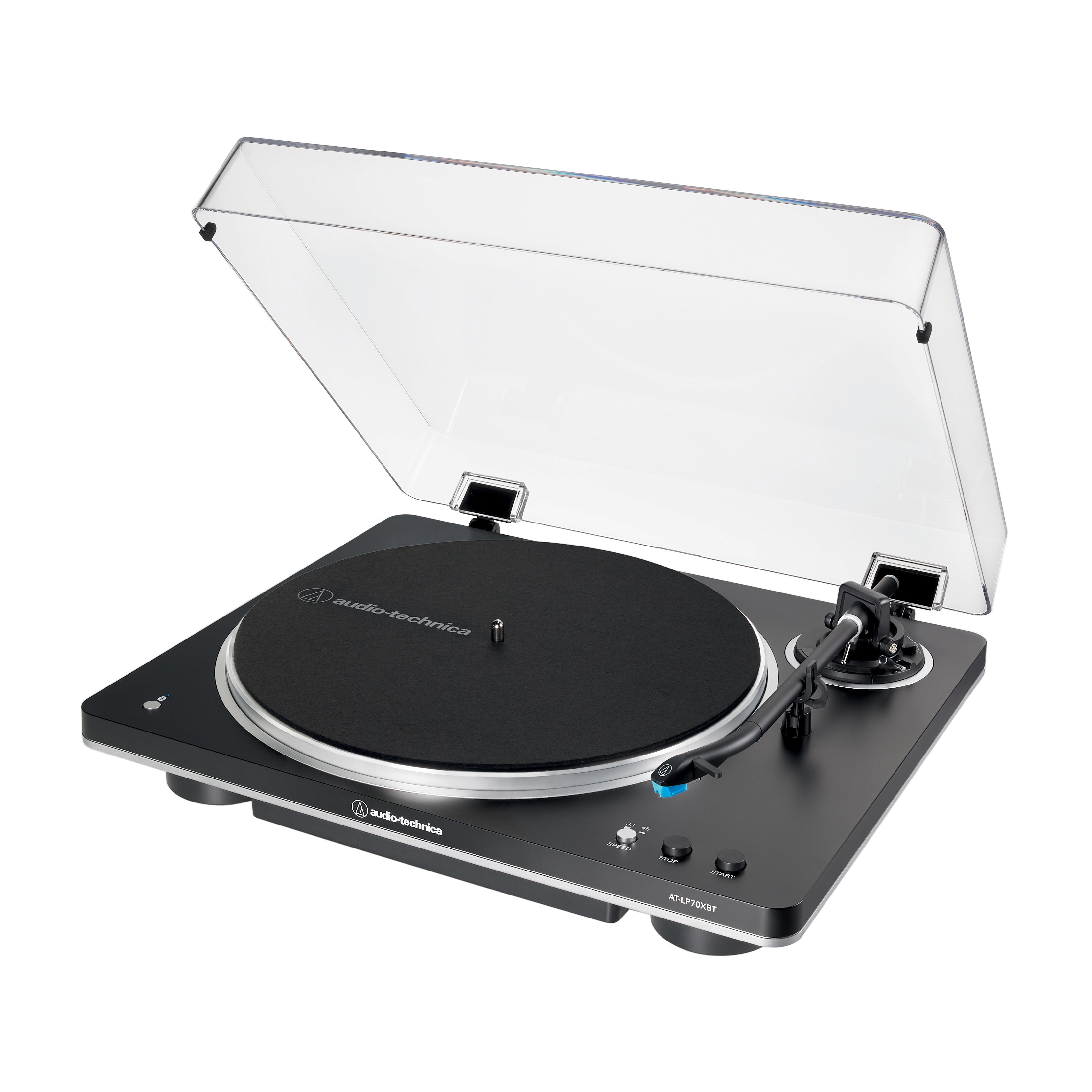 LP70X BT Fully Automatic Wireless Belt-Drive Turntable in Black/Silver