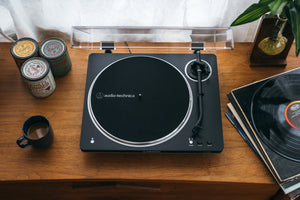 LP70X BT Fully Automatic Wireless Belt-Drive Turntable in Black/Silver