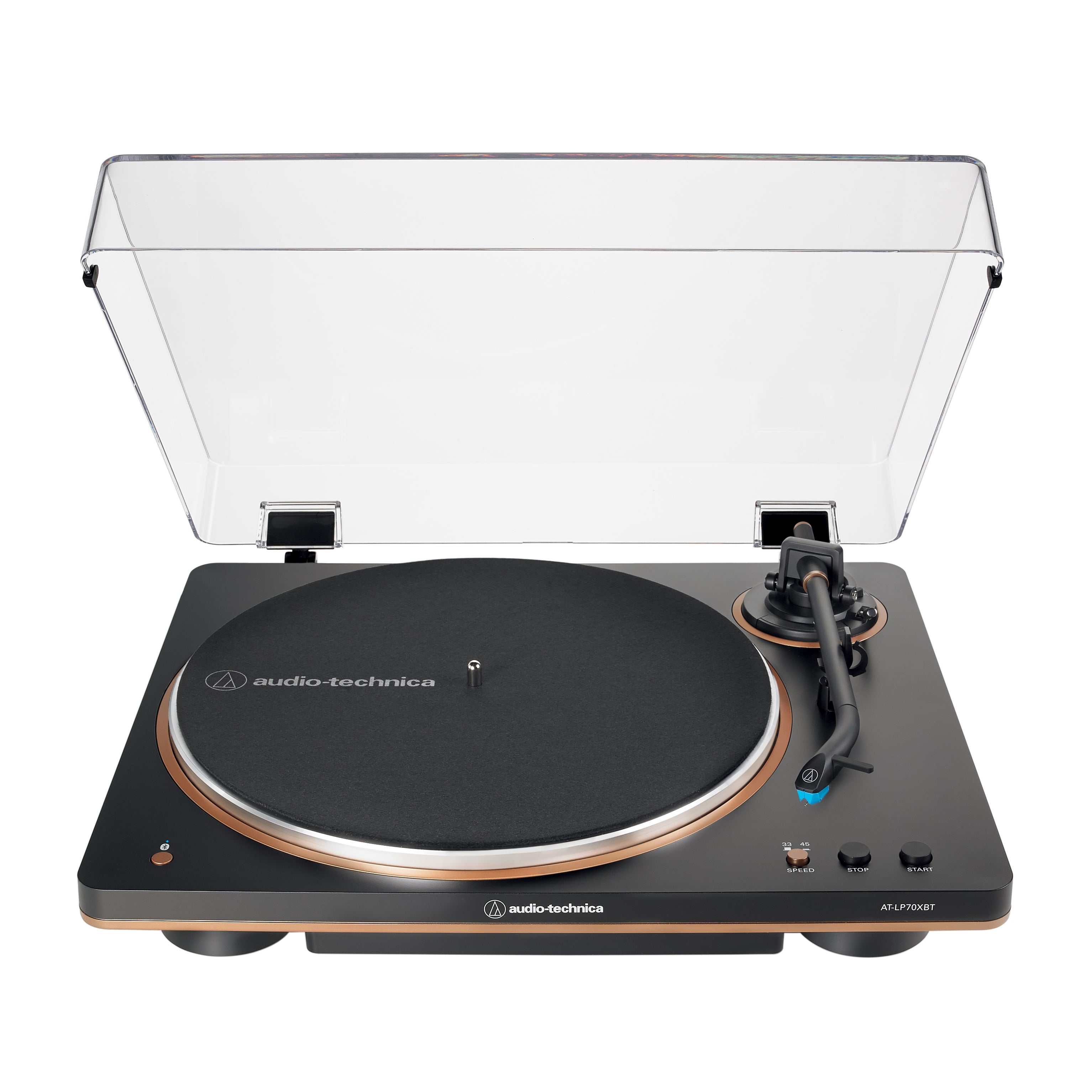 LP70X BT Fully Automatic Wireless Belt-Drive Turntable in Black/Bronze