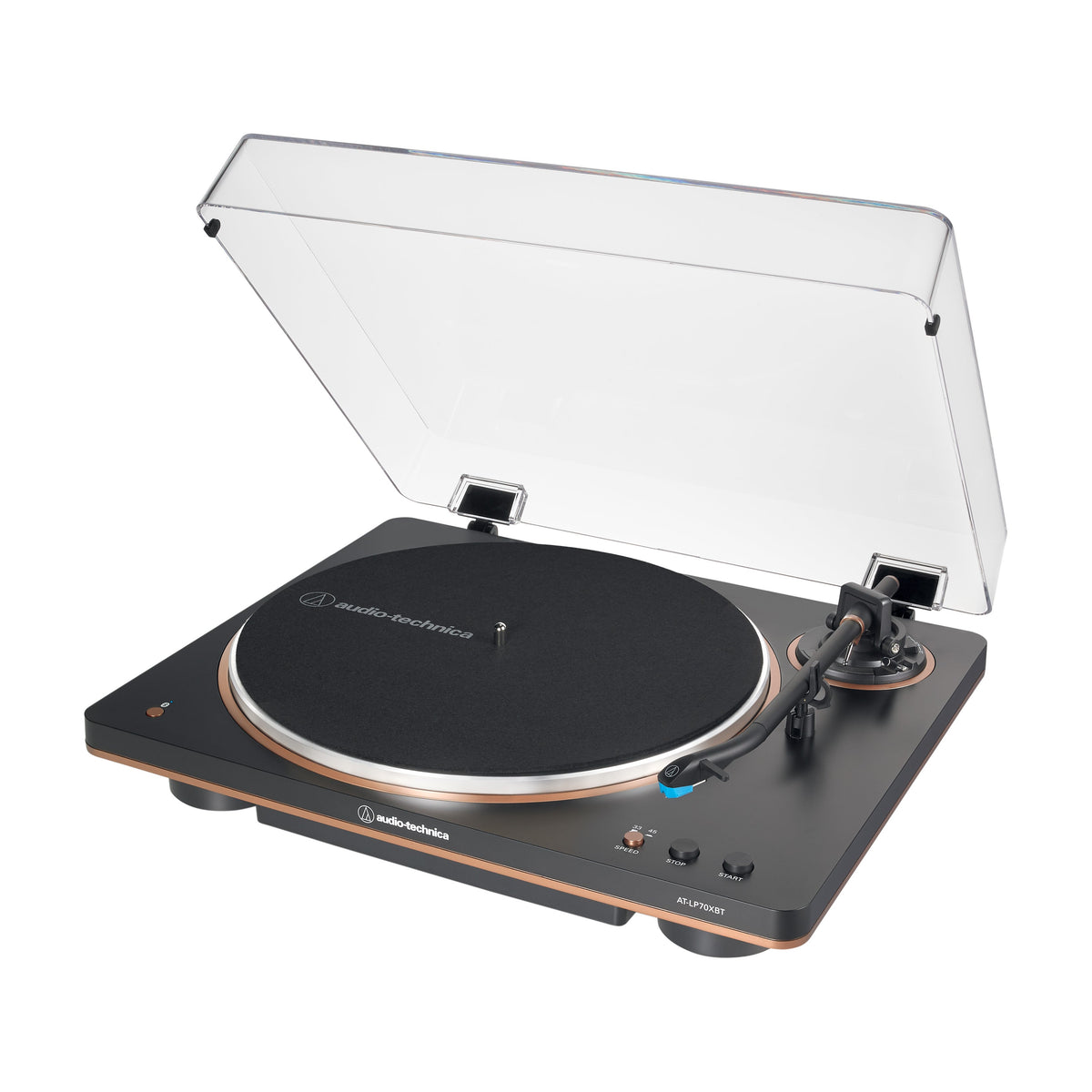 LP70X BT Fully Automatic Wireless Belt-Drive Turntable in Black/Bronze