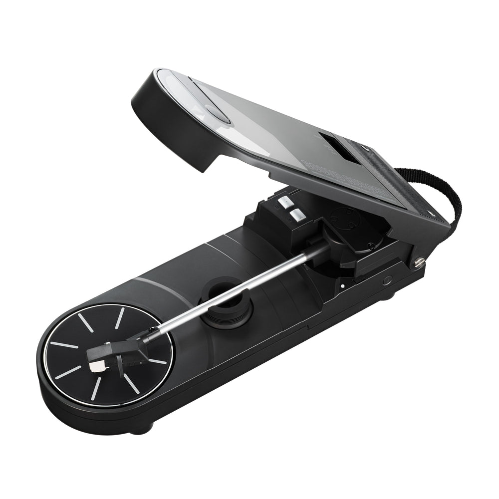 Sound Burger Portable Bluetooth Turntable in Black