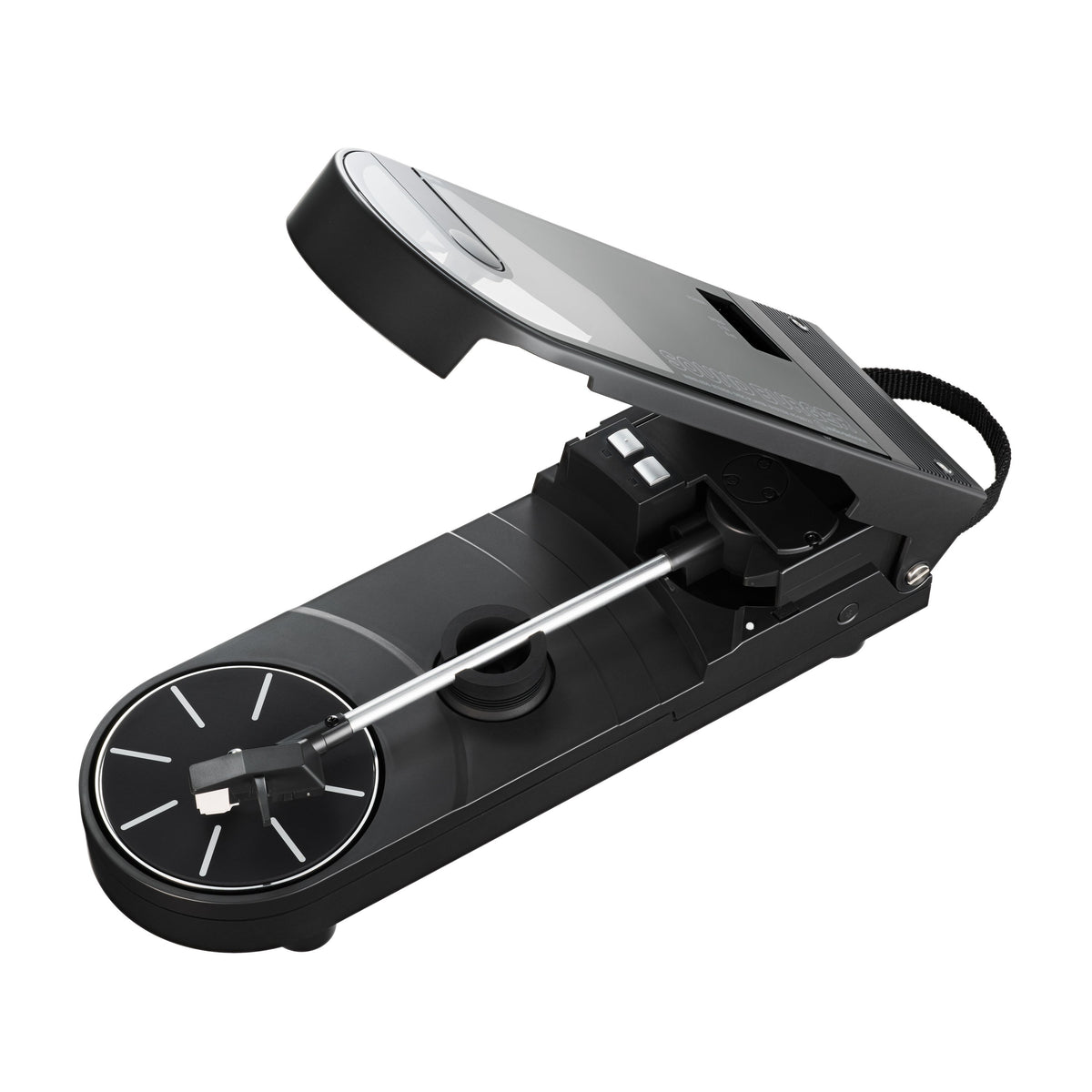 Sound Burger Portable Bluetooth Turntable in Black