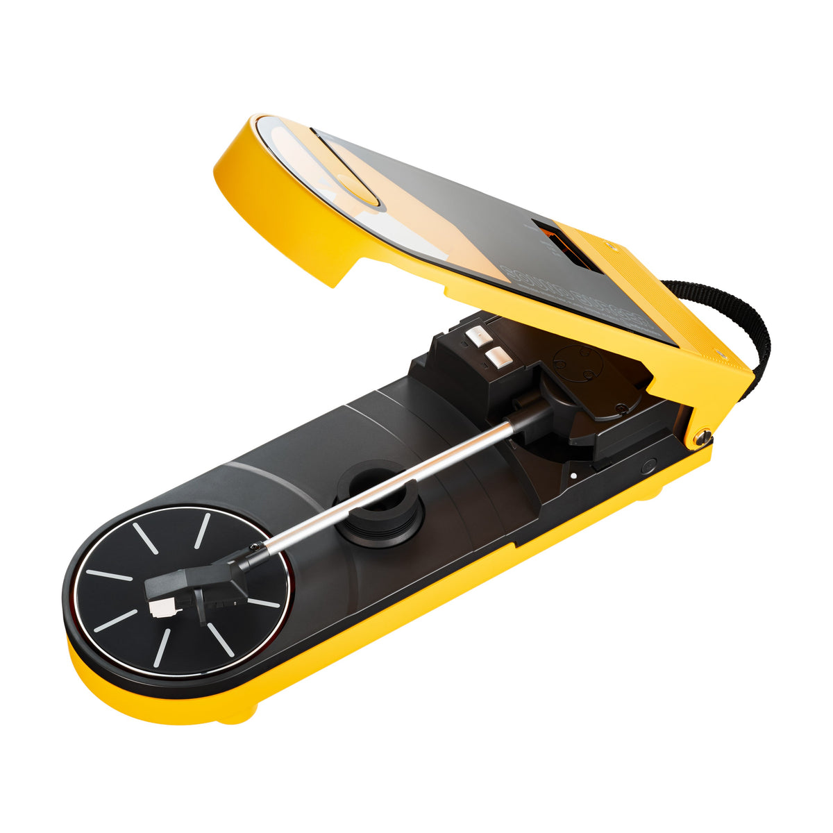 Sound Burger Portable Bluetooth Turntable in Yellow
