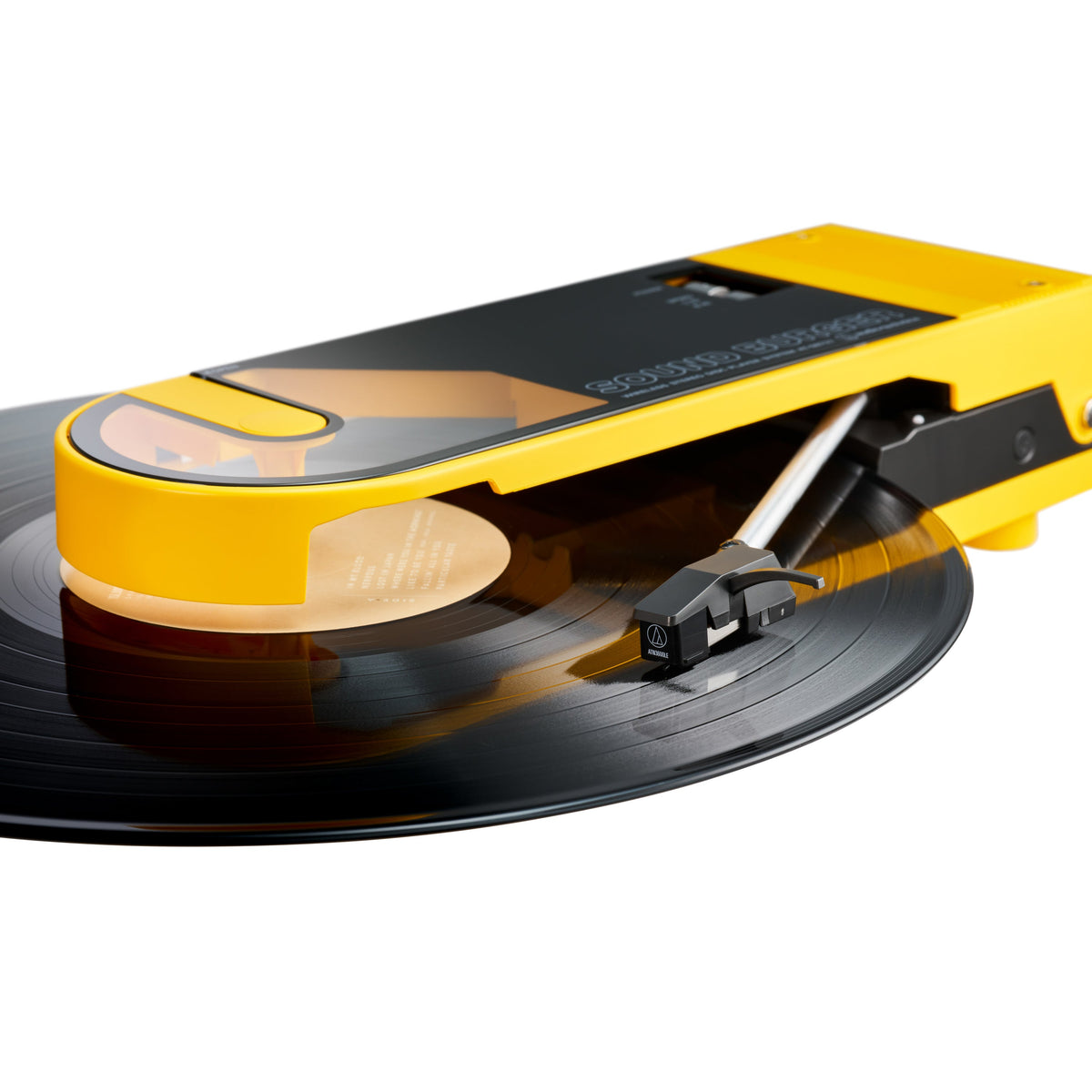 Sound Burger Portable Bluetooth Turntable in Yellow