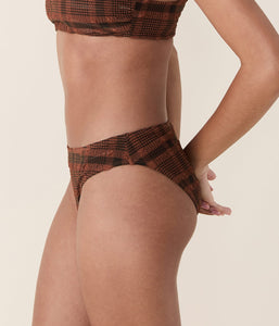 The Classic Bikini Bottom in Sierra Plaid