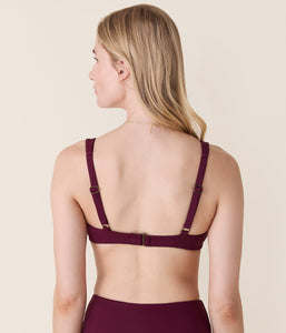 The Sicily Bikini Top in Brandy