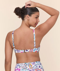 The Mila Bikini Top in Botanical Floral