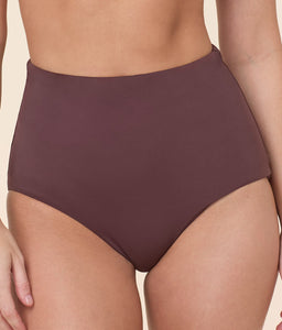 The Super High Waist Bikini Bottom in Mink