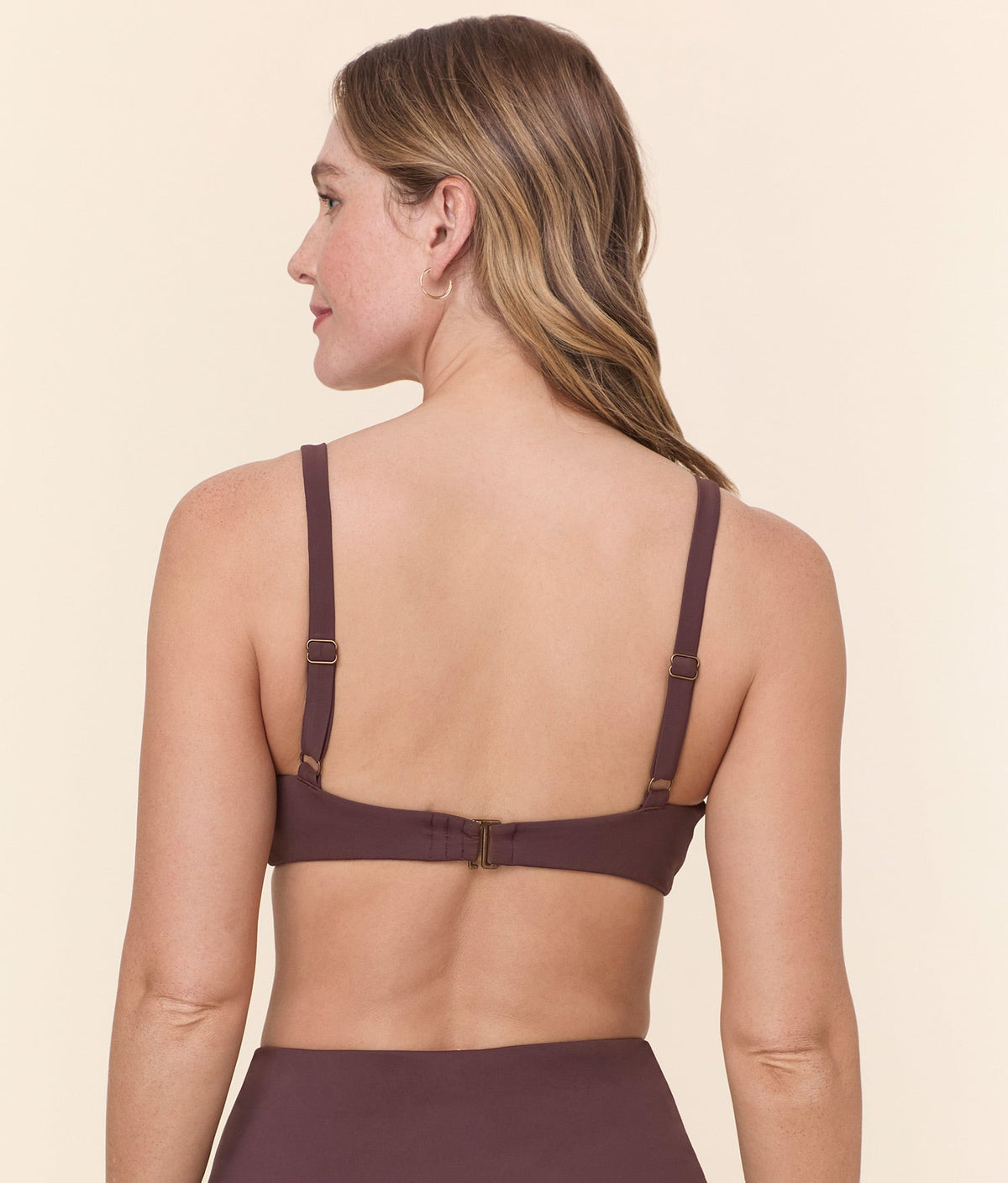 The Mila Bikini Top in Mink